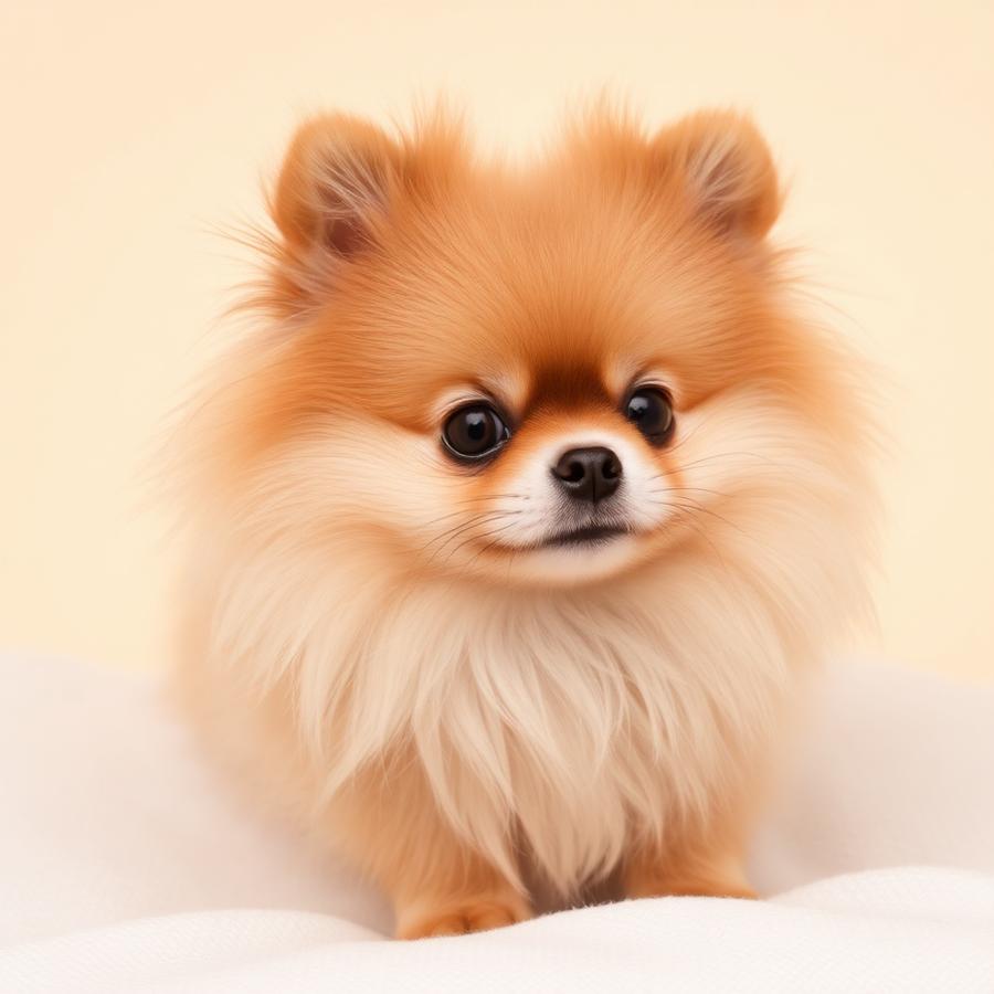 Fluffy pomeranian